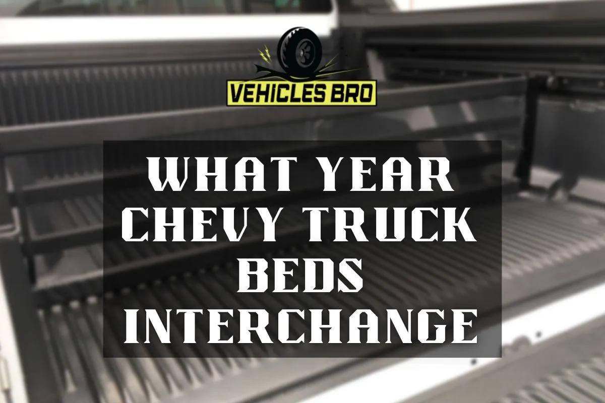What Year Chevy Truck Beds Interchange