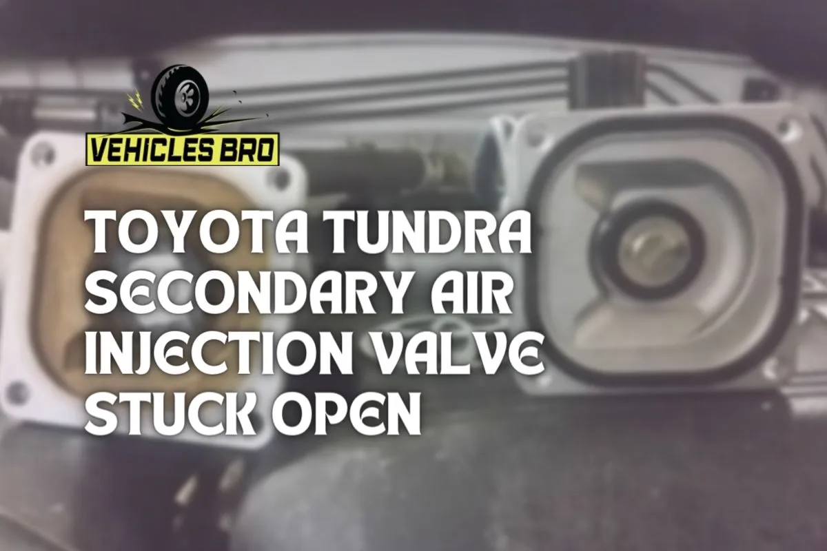 Toyota Tundra Secondary Air Injection Valve Stuck Open